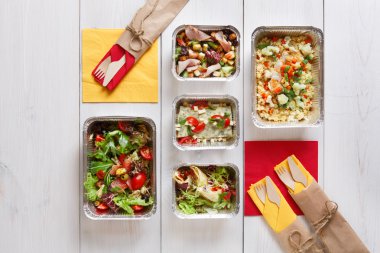 Eating right concept, healthy food for weight loss.
