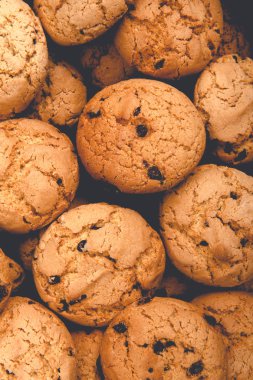 Bir sürü kurabiye ve bisküvi arka plan
