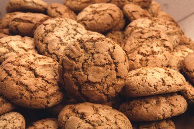 Bir sürü kurabiye ve bisküvi arka plan