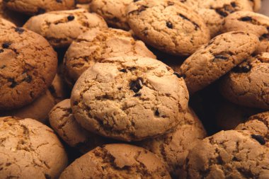 Bir sürü kurabiye ve bisküvi arka plan