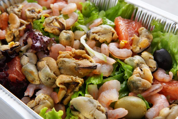 Comida saludable en cajas, concepto de dieta . — Foto de Stock