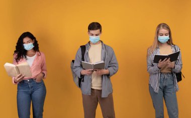 Sosyal uzaklık, sınav veya test hazırlığı ve covid-19 salgını