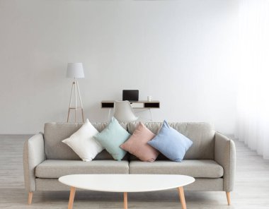 Ev ofisi, oturma odası veya salon için modern konforlu tasarım