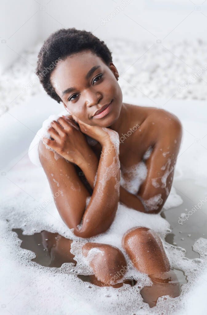 Wellness and spa day staying at home alone, beauty care on self-isolation or weekend and vacation