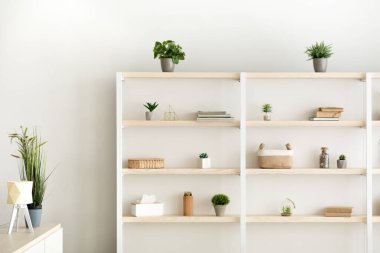 Minimalizm ve İskandinav tarzı ev içi, stüdyo veya ofis