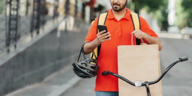 Gıda teslimatı için GPS haritası, arama müşteri adresi