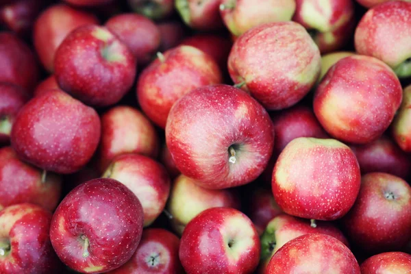 Textura de manzana, fondo natural, alimentos saludables, dieta, vitaminas, fruta orgánica y gran cosecha — Foto de Stock