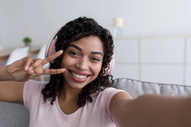 Sosyal ağlar, bloglar ve evdeki modern cihazlar için selfie 'ler