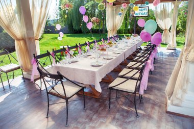 Güzel organize olay - hizmet Festival tablo