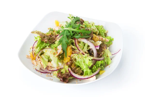 Restaurant voedsel geïsoleerd - plantaardige salade — Stockfoto