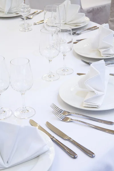 Beautifully organized event - served festive table — Stock Photo, Image