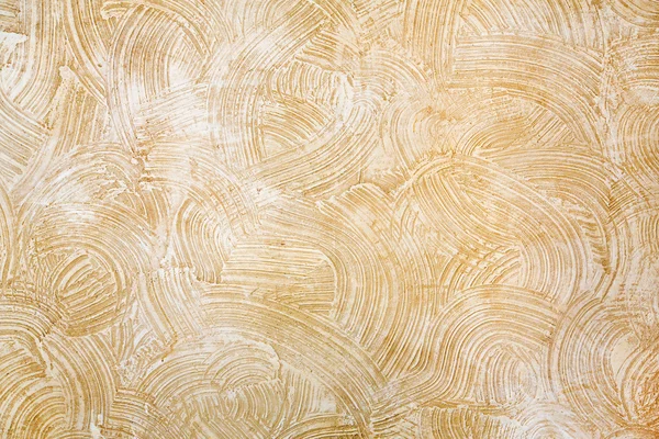 Textura decorativa de yeso beige en la pared - fondo — Foto de Stock