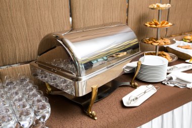 Isınma tepsi yemek catering - açık büfe