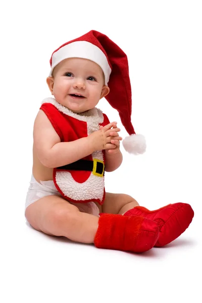 Vánoční baby izolované — Stock fotografie