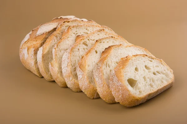 Fatias de pão fresco da aldeia — Fotografia de Stock