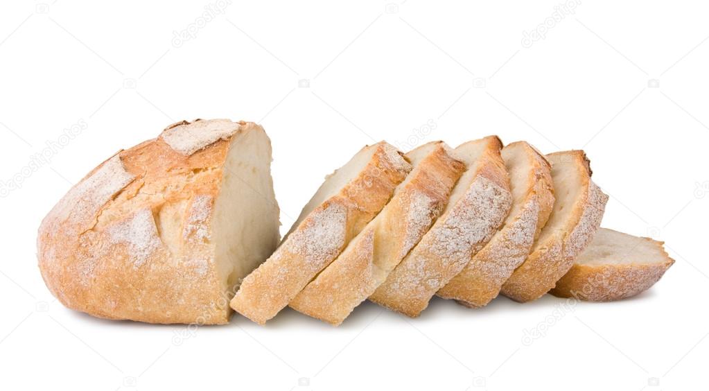 Slices of fresh village bread