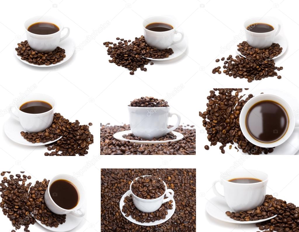 The cup of coffee set
