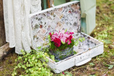 Düğün Çiçek dekor kompozisyon