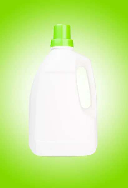 White bottle of cleaning supply isolated — Stock Photo, Image