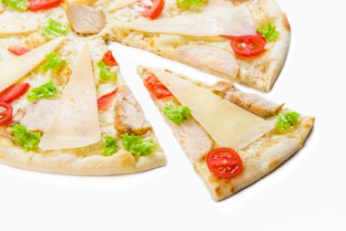 Tavuk - Sezar tarzı ile güzel pizza