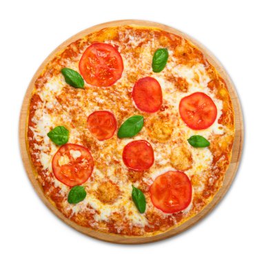 Mozarella ve domates - Margherita lezzetli pizza