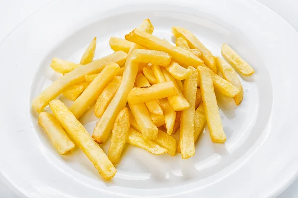Patata frita crujiente papas fritas primer plano — Foto de Stock