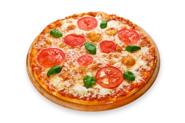 Mozarella ve domates - Margherita lezzetli pizza