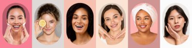 Bu kolajda çeşitli deri tipleri ve ifadeleri olan altı kadından oluşan bir grup sergileniyor. Her kadın cilt bakımının ve güzelliğin sevincini vurgulayarak cilt bakımı yapar..