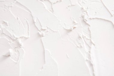 Dekoratif Sıva doku, beyaz kabartma arka plan kopya alanı ile. Sıva yüzeyi ile soyut desen. Onarım, tasarım, inşaat kavramı