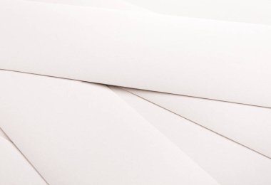 Arka plan, beyaz kağıda. Geometrik desen beyaz sayfalar, yakın çekim, tasarım Mozaik