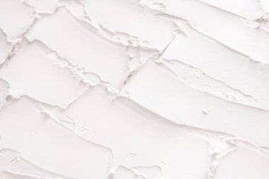 Beyaz tuğla duvar, sıva desen dokulu. Arka plan, alçı dekoratif desen, iç tasarım, inşaat kavramı