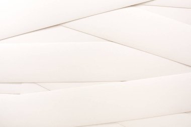 Arka plan, beyaz kağıda. Geometrik desen beyaz sayfalar, yakın çekim, tasarım Mozaik