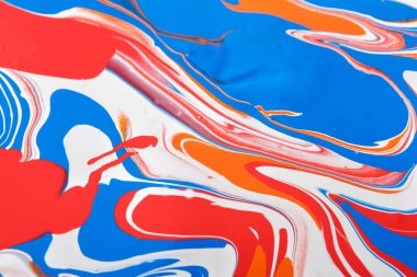 Sıvı Ebru boya arka plan. Akışkan resim soyut doku. Akrilik canlı renkler renkli karışımı.