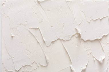 Dekoratif Sıva doku, beyaz kabartma arka plan kopya alanı ile. Sıva yüzeyi ile soyut desen. Onarım, tasarım, inşaat kavramı