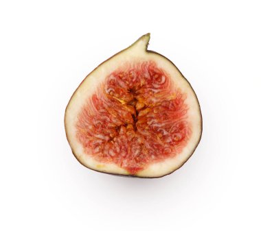 Bu kolaj birlikte düzenlenmiş birden fazla incir ağacı meyvesi içeriyor. Her parça kendi eşsiz renkleri ve dokularıyla içeriyi gösteriyor. Düzenleme meyveyi vurgulayan bir mozaik oluşturuyor..