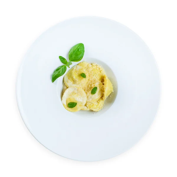 Hagyományos olasz ételeket - ravioli — Stock Fotó