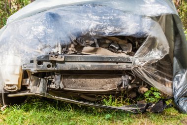 Araba kaza sonrası