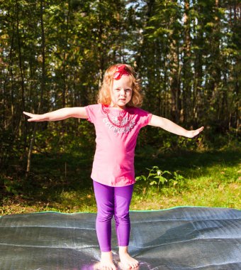 Ormandaki sabah egzersizleri