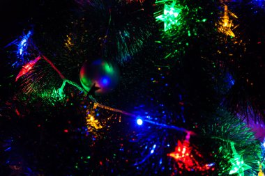 Noel ağacı yakından