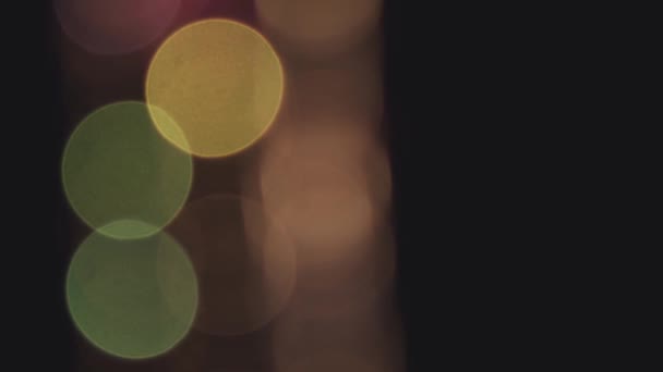 Відблиски Кола Білі Жовті Сині Зелені Червоні Мерехтіння Анімація Відблисків — стокове відео