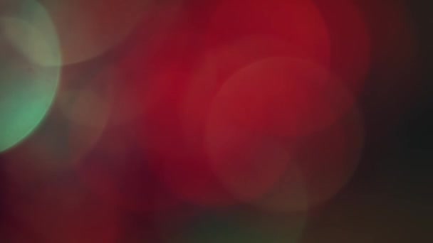 Відблиски Кола Жовтий Синій Зелений Червоний Мерехтіння Анімація Відблисків Мерехтіння — стокове відео