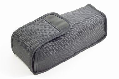 Beyaz arka plan üzerinde izole çanta flash 