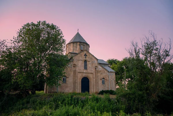 Evening Photo Church Grigoris Nyugdi Armenian Temple Dagestan — Stock Photo, Image