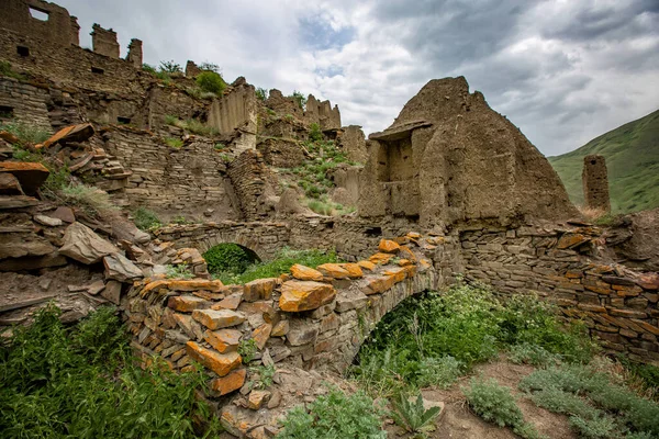 Гра Заброшенное Село Юге Дагестана Россия — стоковое фото