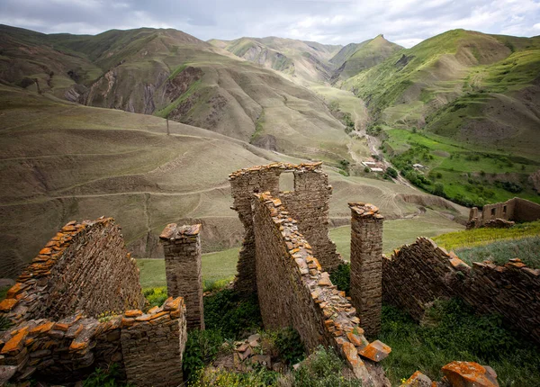 Gra Village Abandonné Dans Sud Daghestan Russie — Photo