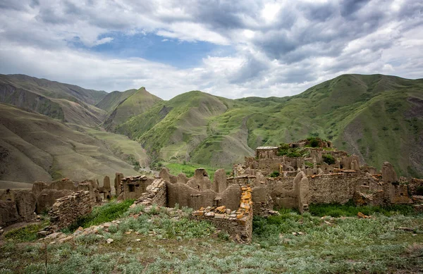 Gra Sebuah Desa Kosong Selatan Dagestan Rusia — Stok Foto