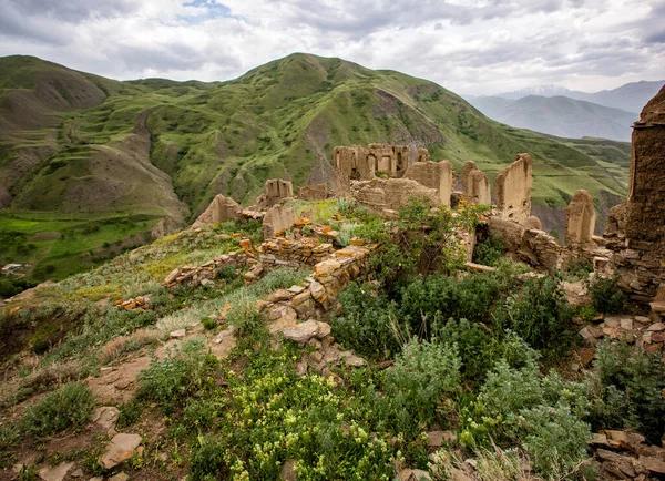Gra Sebuah Desa Kosong Selatan Dagestan Rusia — Stok Foto