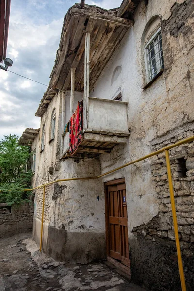 Village Akhty Daghestan Promenade Dans Partie Historique — Photo