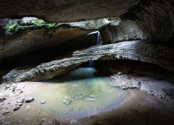 Naturdenkmal Dagestan Unterirdischer Saltinsky Wasserfall — Stockfoto