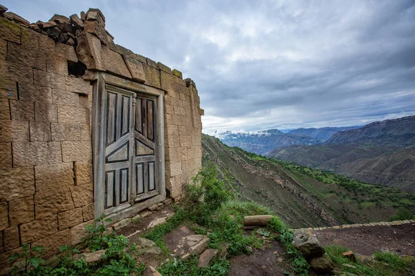 Gamsutl Paul Φάντασμα Στο Dagestan Ένα Ζοφερό Βράδυ Εικόνα Αρχείου